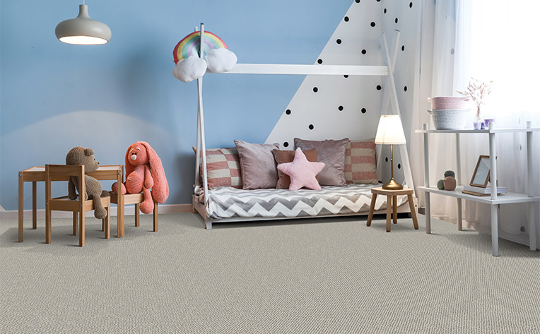 beige carpet in kids room