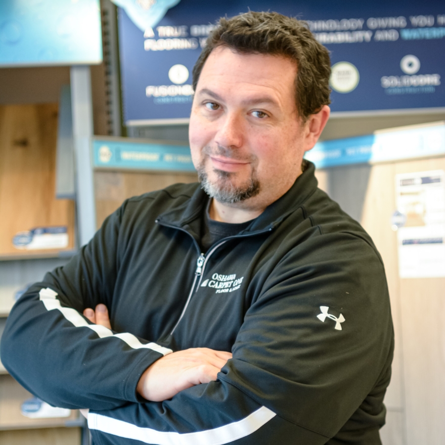 Hughie Hume, Warehouse Associate and Certified Flooring & Design Consultant